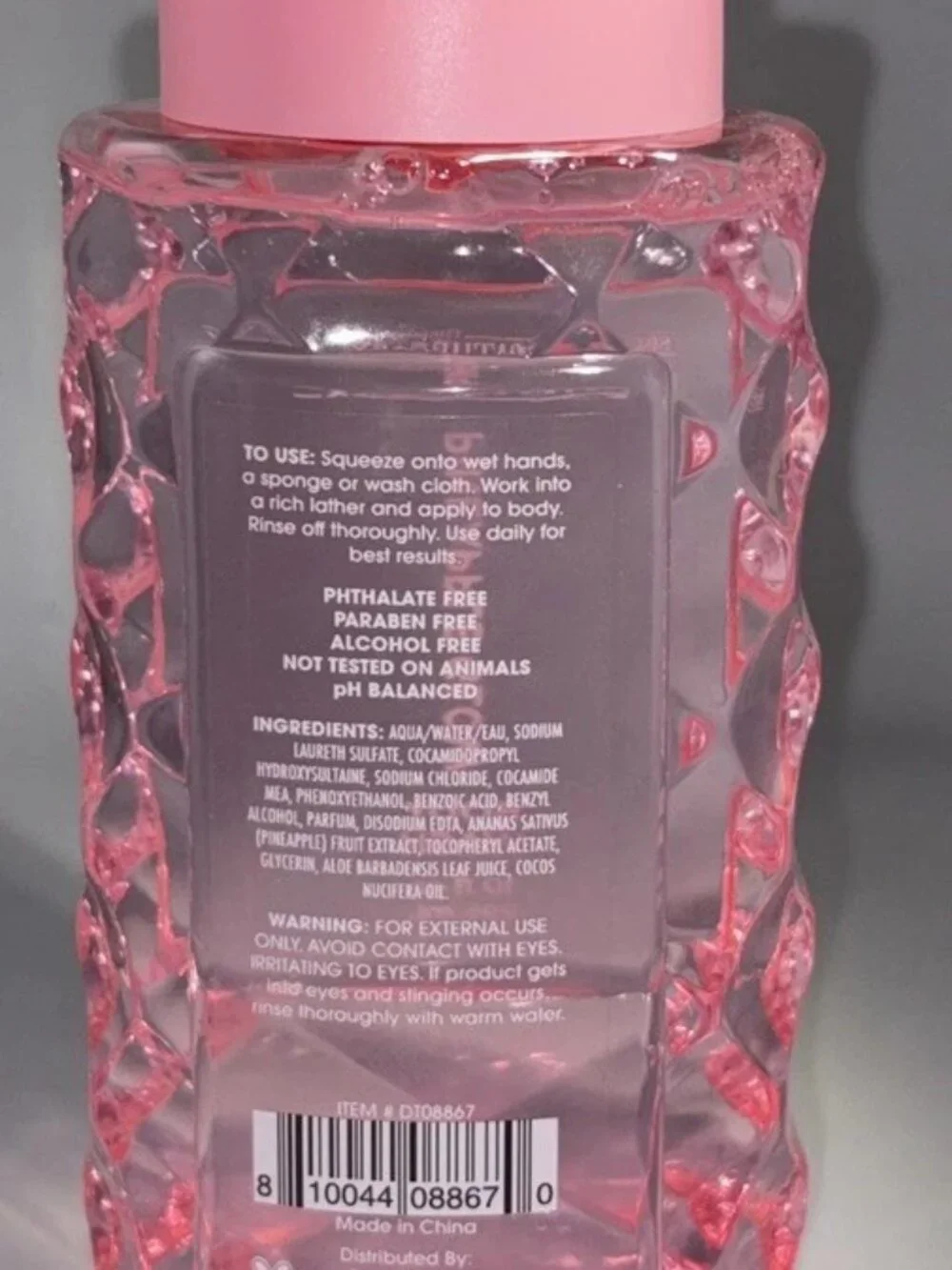 The SPATHECARY Pineapple Glow BODY WASH 10oz-SWEET SCENT-Brand New